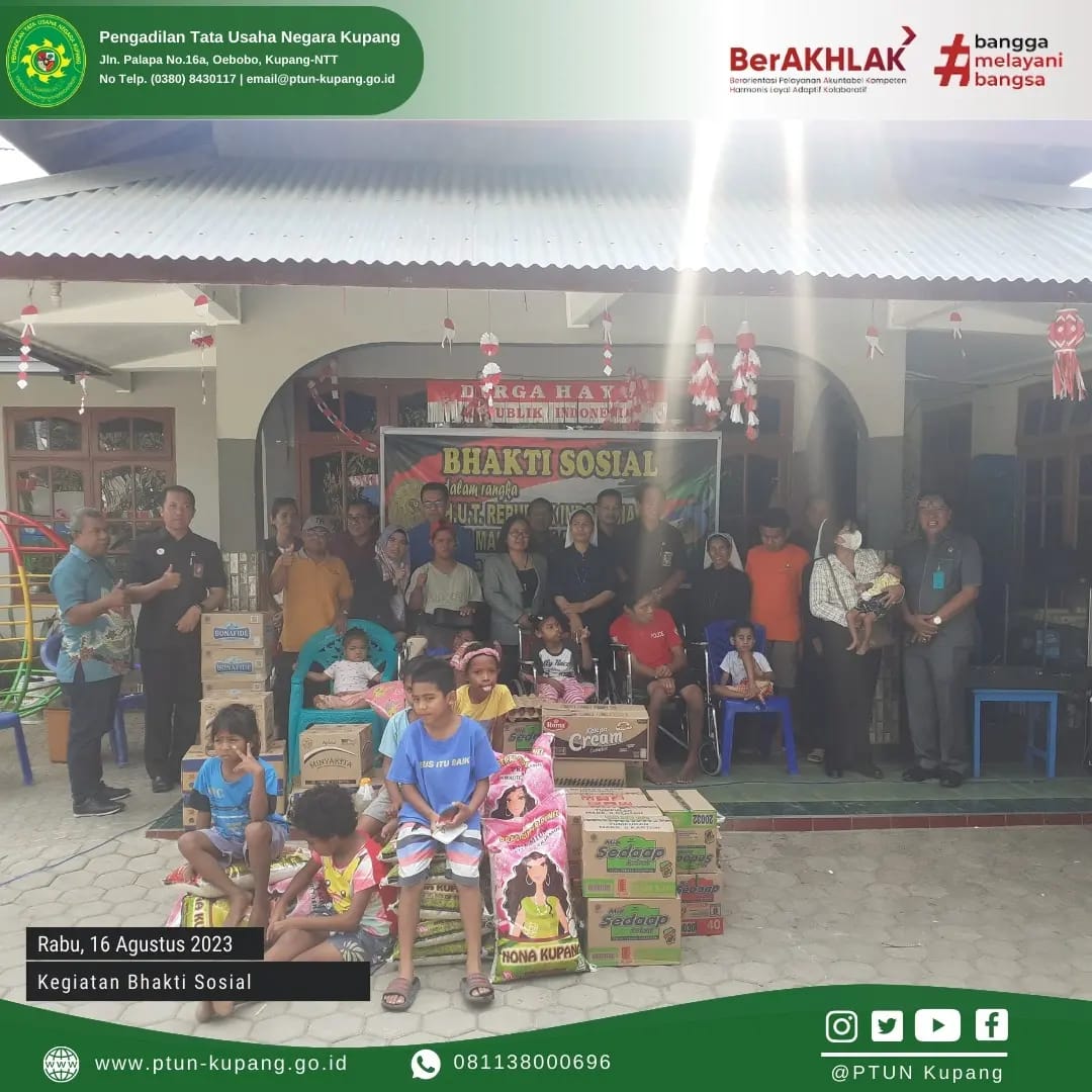 Bhakti Sosial oleh Pengadilan se-Kota Kupang