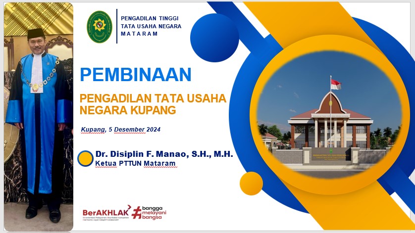 Pembinaan oleh KPTTUN Mataram dan Launching PTSP
