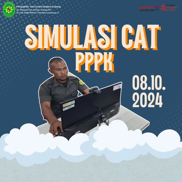PPNPN PTUN Kupang melaksanakan simulasi CAT PPPK yang dilaksanakan pada 8 Oktober 2024 diselenggarakan oleh UPSCPKP ASN BKN Kupang