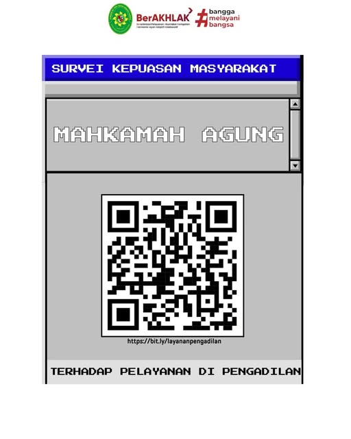 Survei Kepuasan Masyarakat terhadap layanan di Pengadilan. PTUN Kupang 