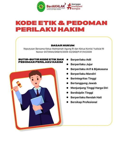  Kode Etik & Pedoman Perilaku Hakim