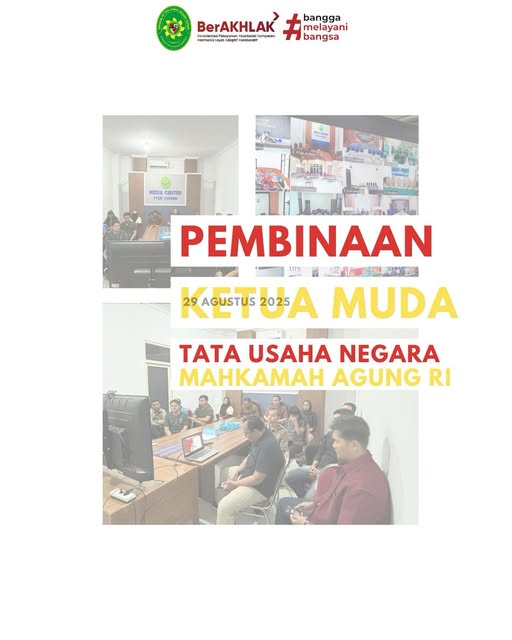Pengadilan Tata Usaha Negara Kupang mengikuti pembinaan secara daring oleh Yang Mulia Ketua Muda Tata Usaha Negara Mahkamah Agung RI 