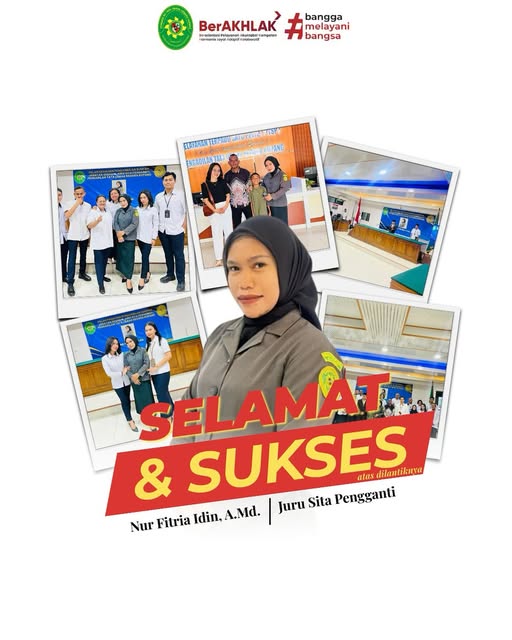 Nur Fitria Idin, A.Md. sebagai Juru Sita Pengganti pada Pengadilan Tata Usaha Negara Kupang 