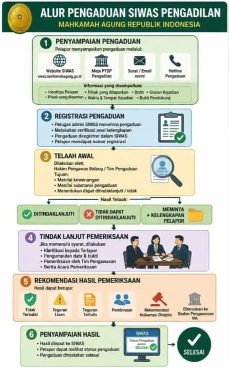 Alur Pengaduan Siwas Pengadilan