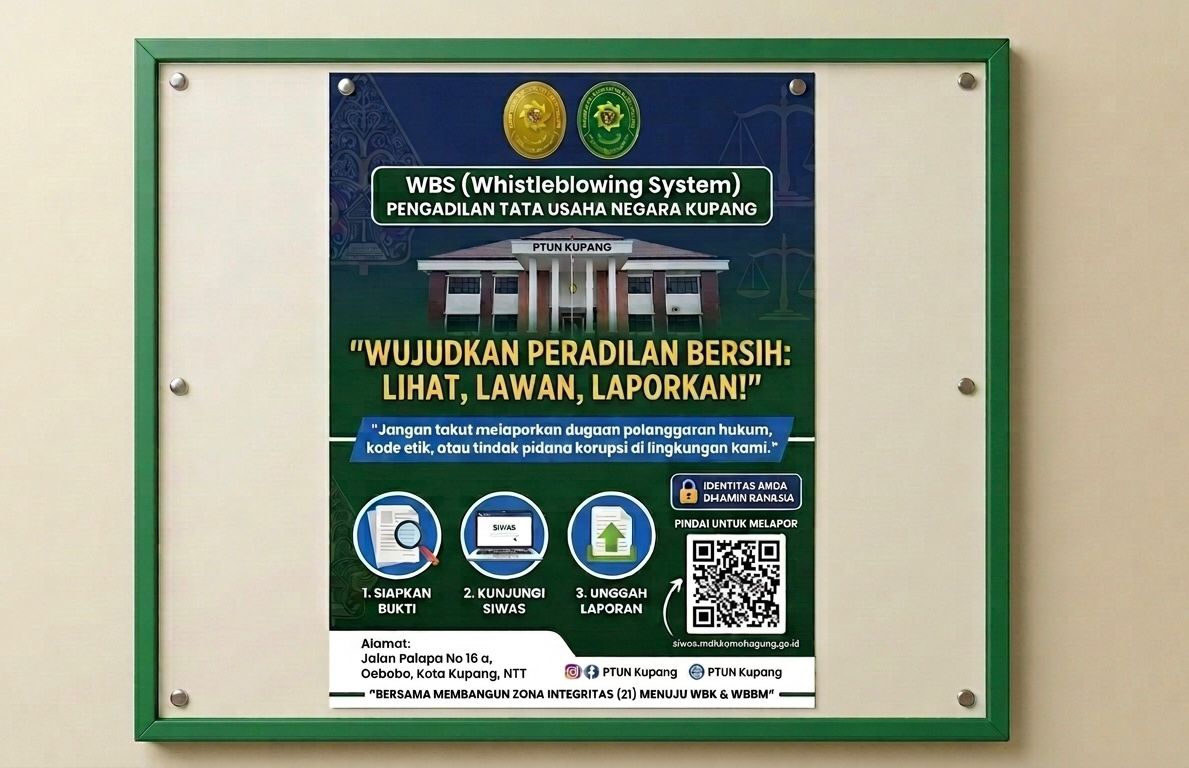 PTUN Kupang berkomitmen menciptakan lingkungan peradilan yang bersih dan transparan