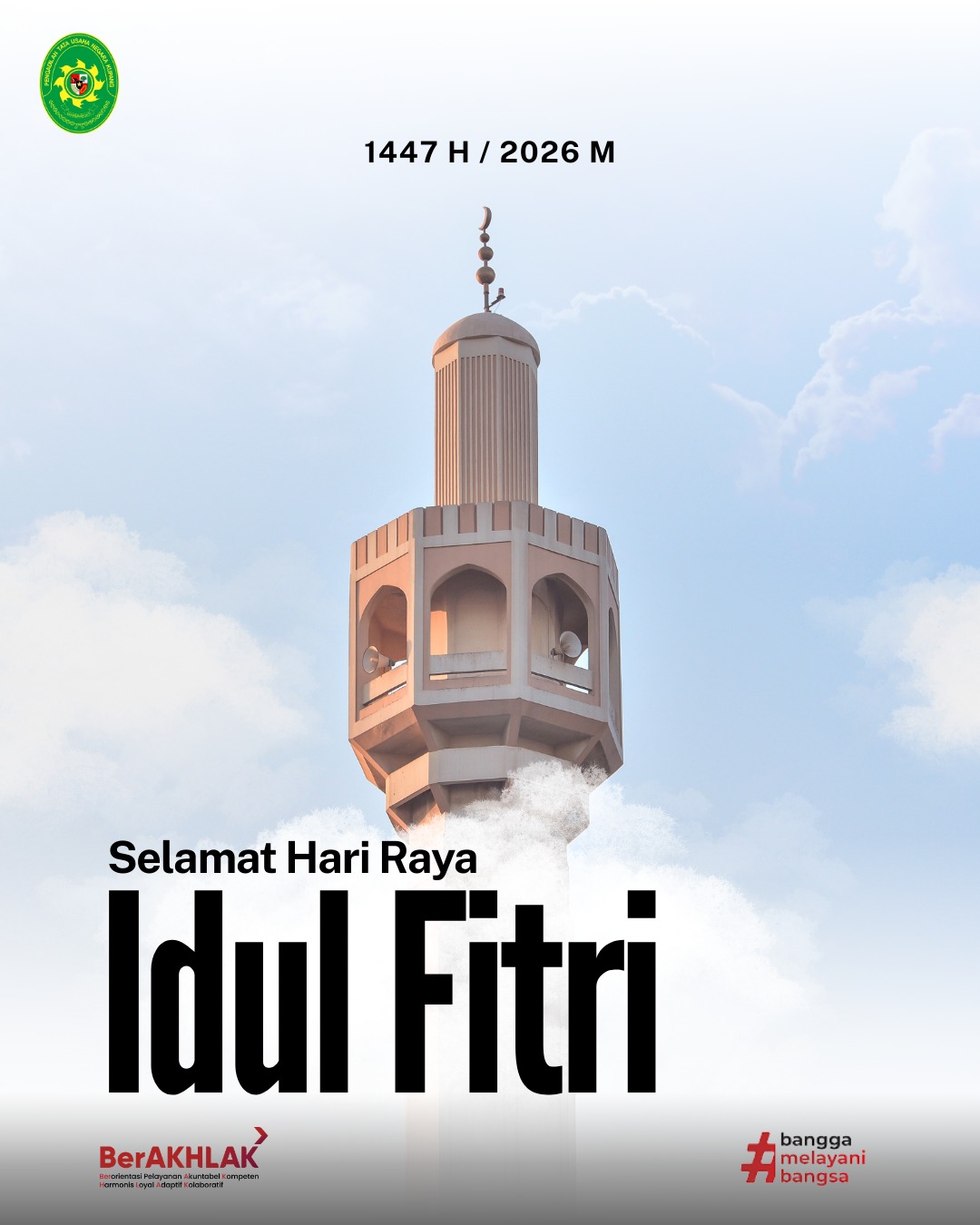 Segenap Keluarga Besar PTUN Kupang mengucapkan Selamat Hari Raya Idul Fitri 1447 H.
