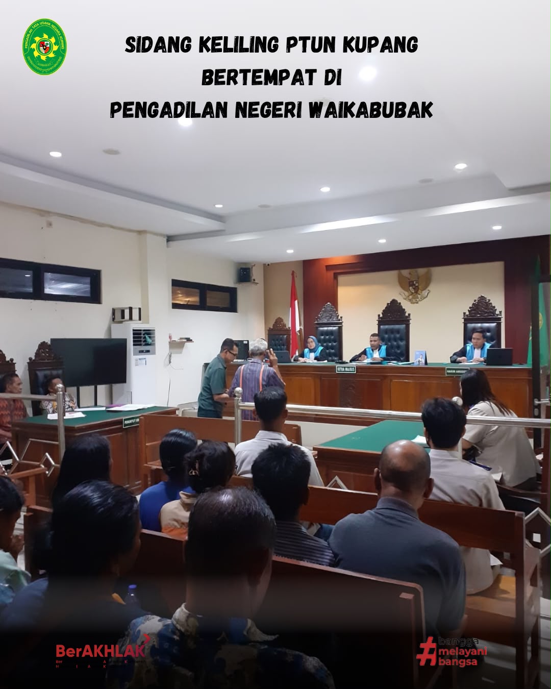 Sidang keliling PTUN bertempat di pengadilan negeri waikabubak