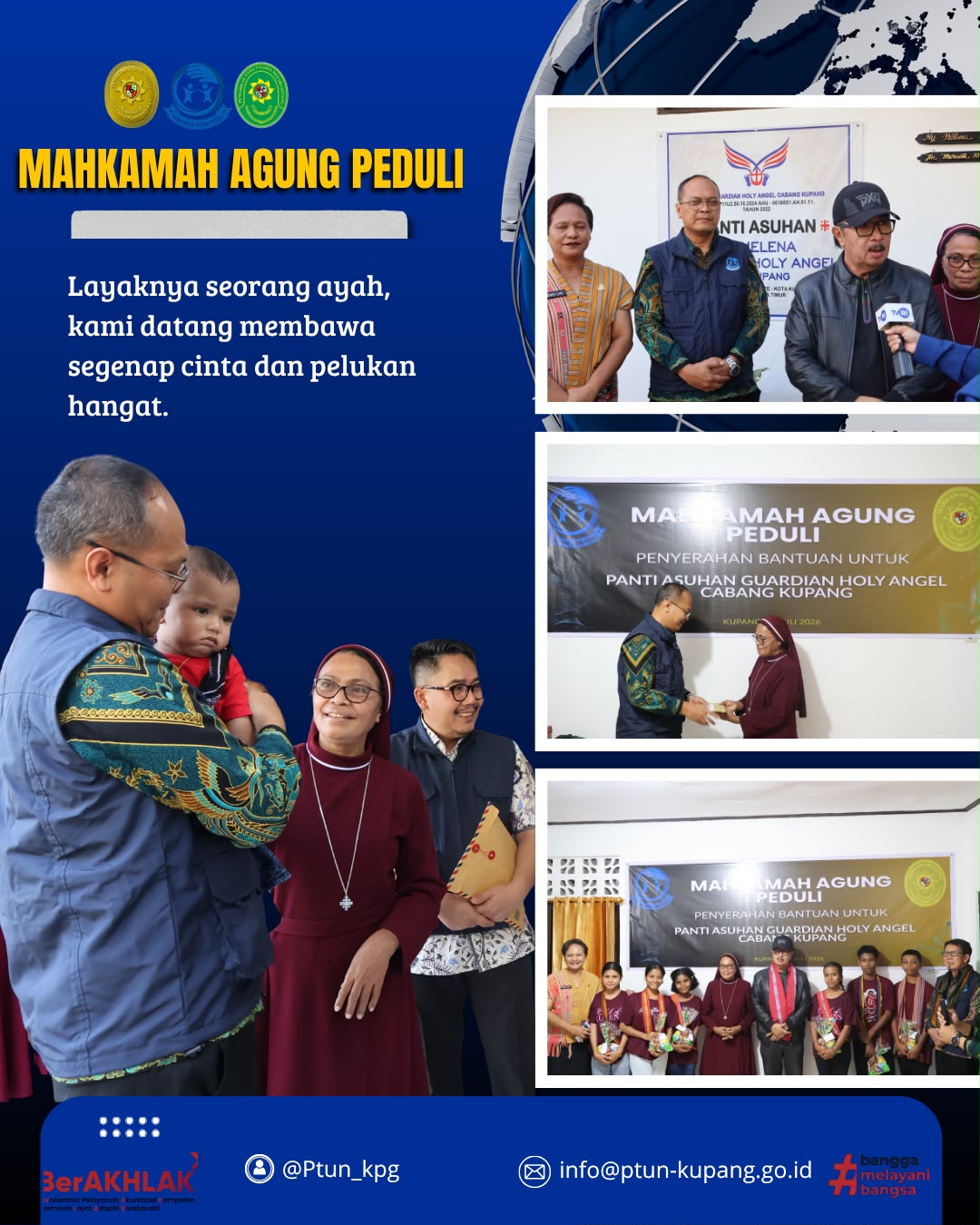 Mahkamah Agung Peduli: Berbagi Kasih dan Kebahagiaan di Kupang