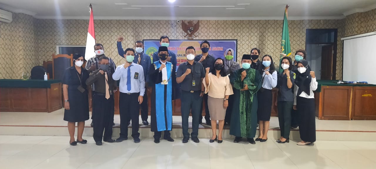 Pelantikan Dan Pengambilan Sumpah Jabatan Analis Kepegawaian atas nama Maulana Bintang Bahari, S.A.P.