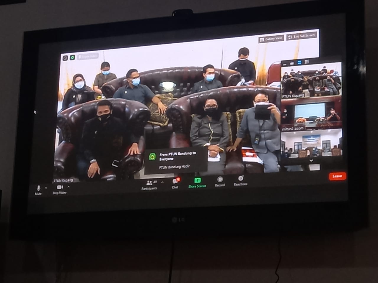 PEMBEKALAN MEWUJUDKAN ZONA INTEGRITAS (ZOOM MEETING)