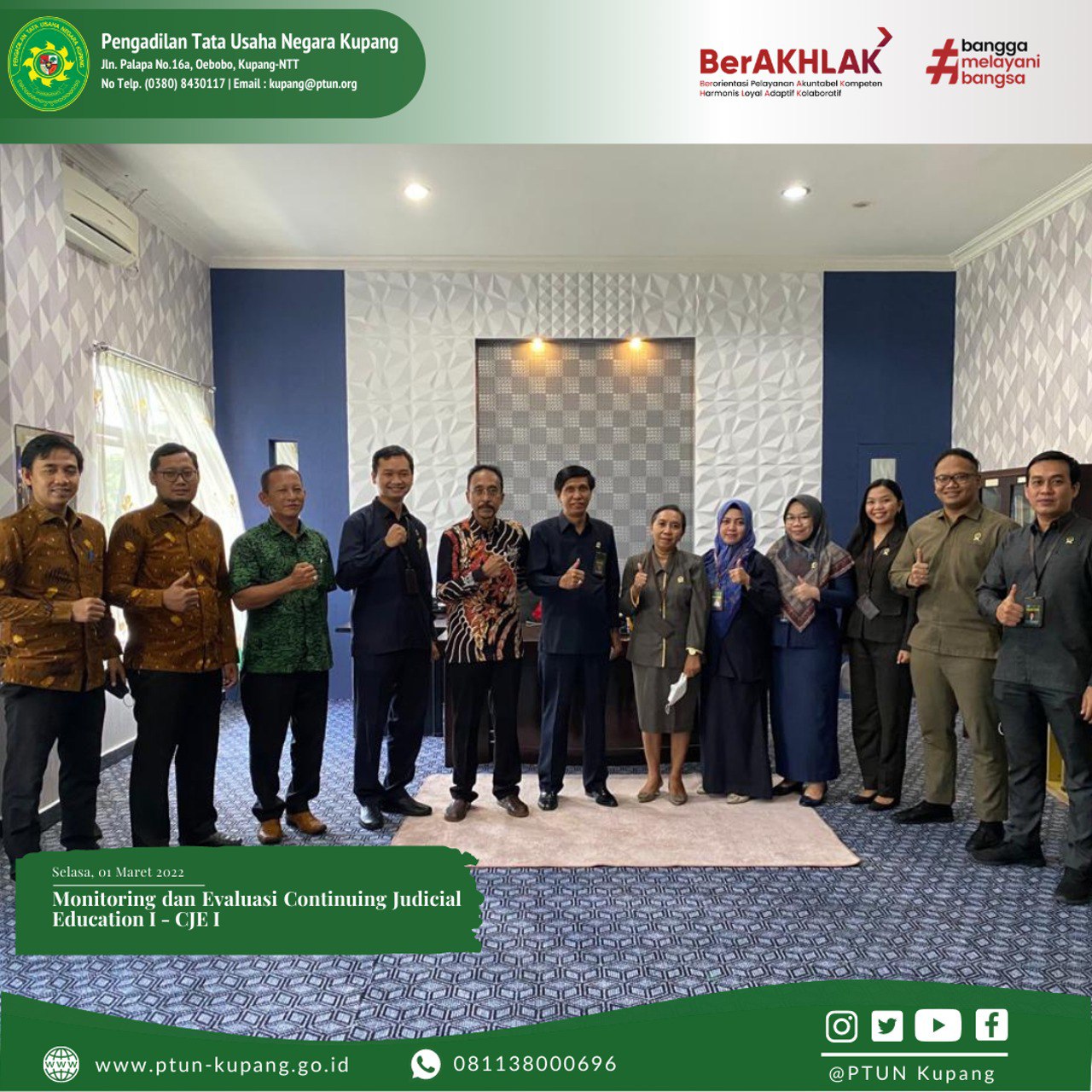 Monev Pelatihan Hakim Berkelanjutan I