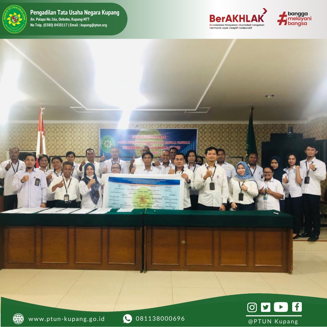 Pencanangan Zona Integritas dan Penandatanganan Perjanjian Kinerja