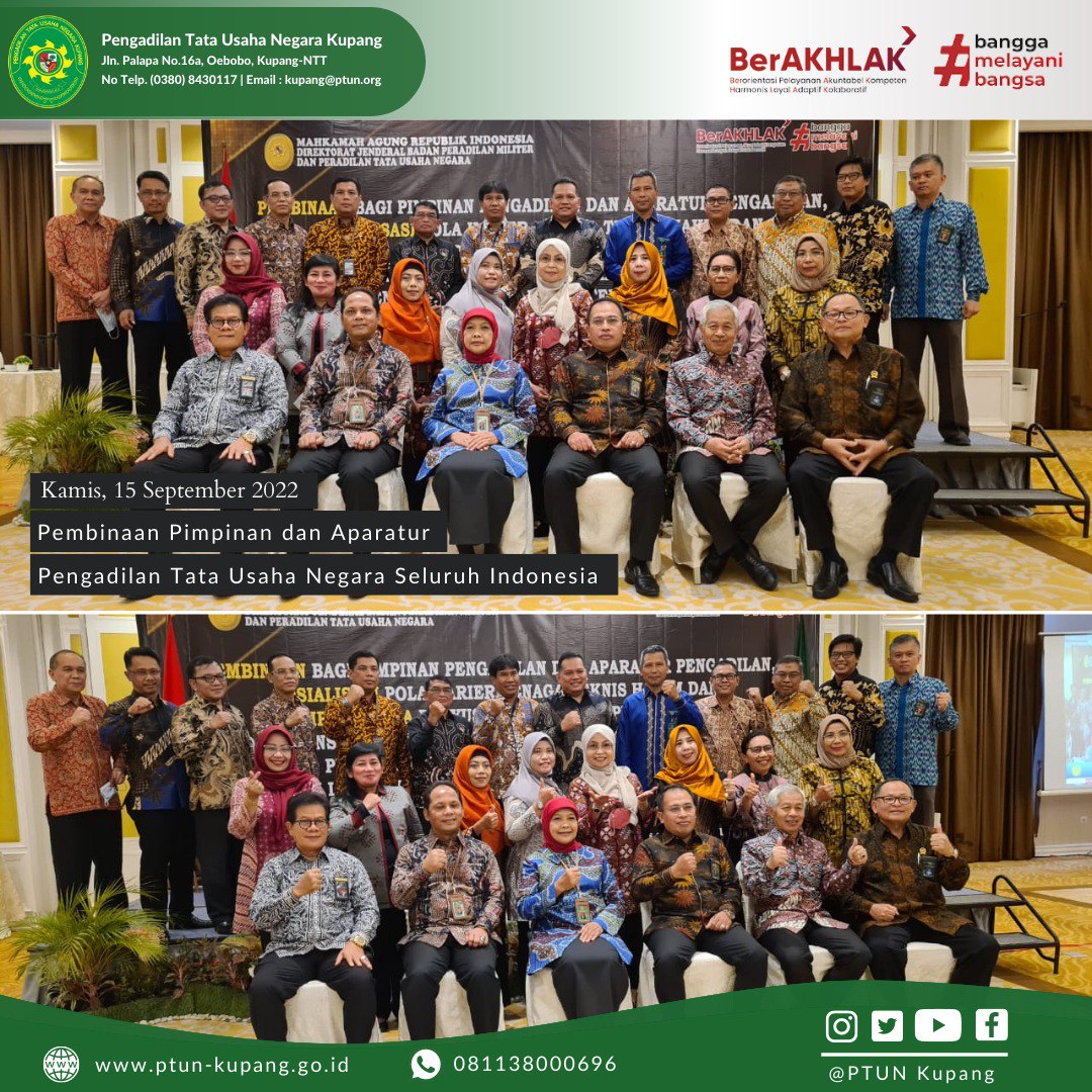 Pembinaan Pimpinan Pengadilan dan Aparatur Pengadilan