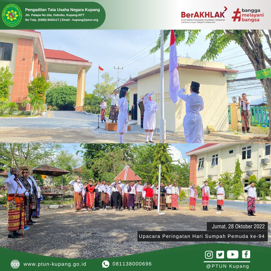 Upacara Peringatan Hari Sumpah Pemuda Ke-94,