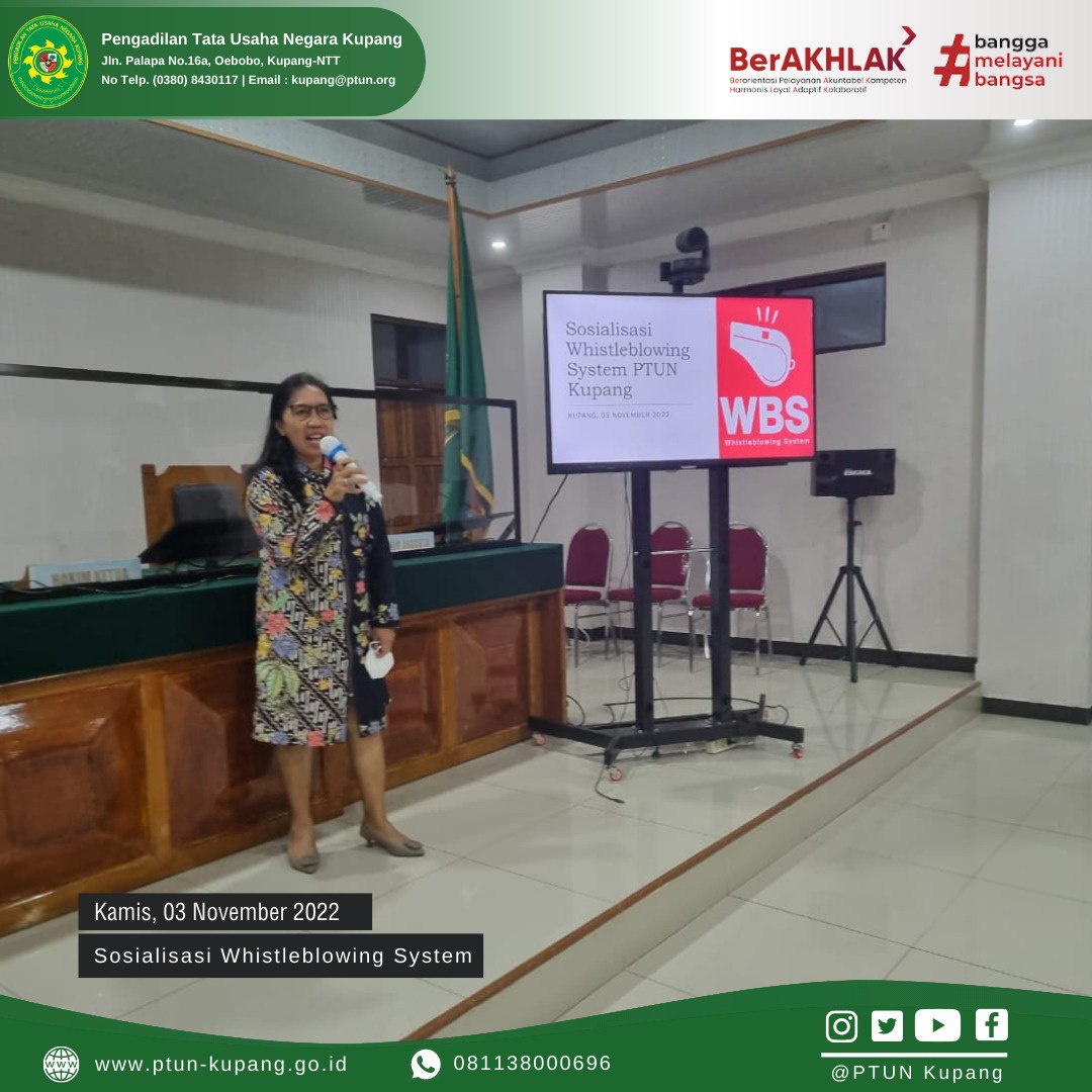 Sosialisasi Whistleblowing System