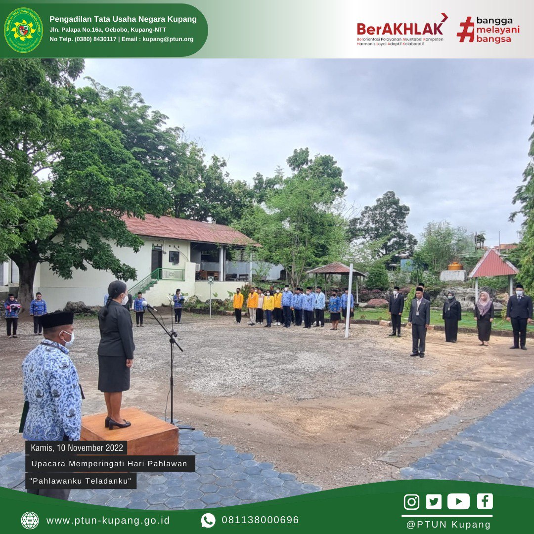 UPACARA PERINGATAN HARI PAHLAWAN TAHUN 2022