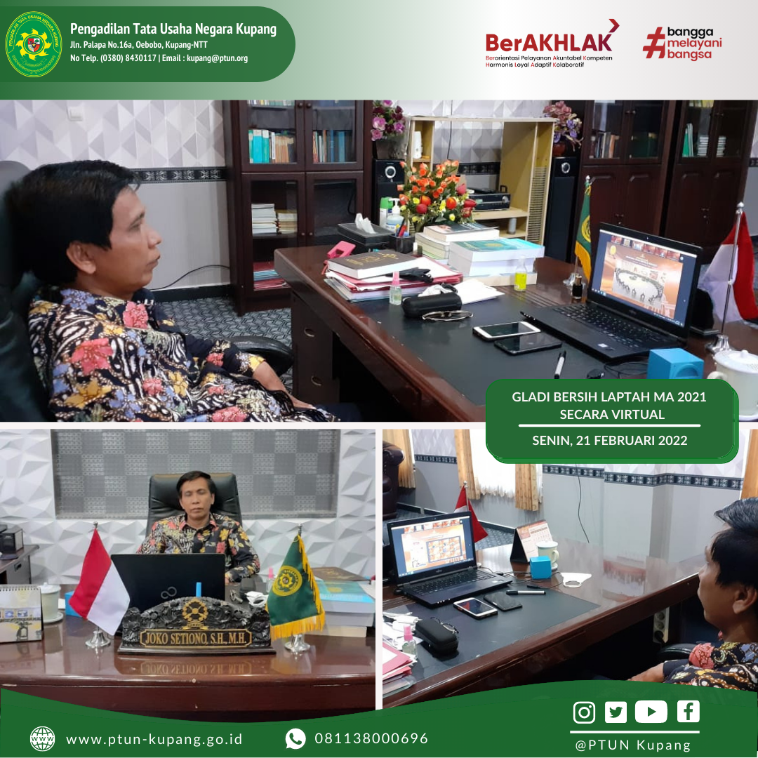 Gladi Bersih Laporan Tahunan MA 2021
