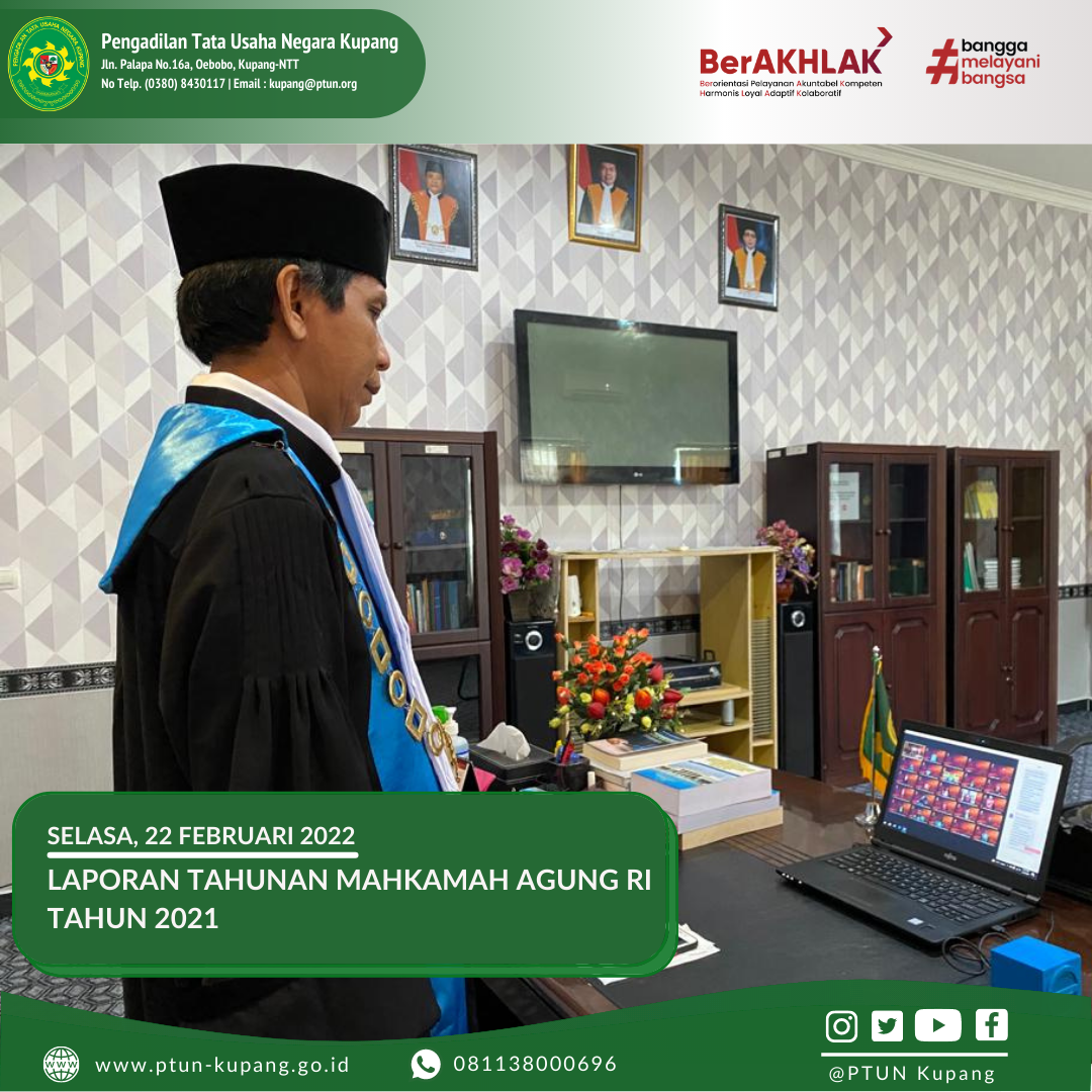 Laporan Tahunan Mahkamah Agung R.I. Tahun 2021