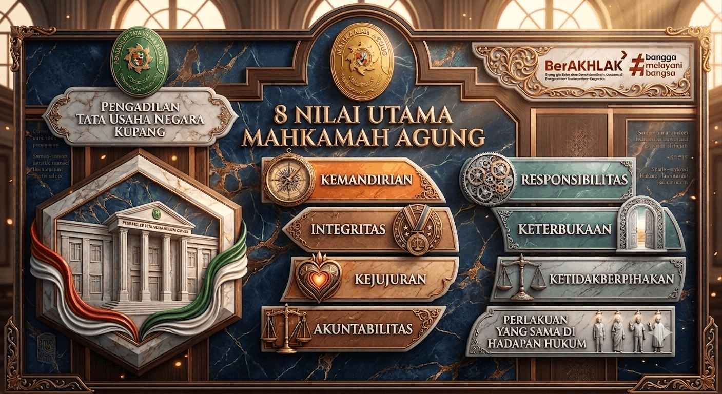 8 Nilai Utama Mahkamah Agung